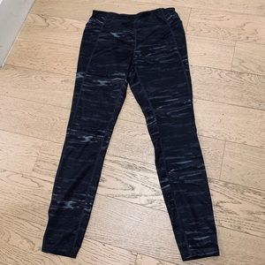 Black/Grey Camo Workout Pants